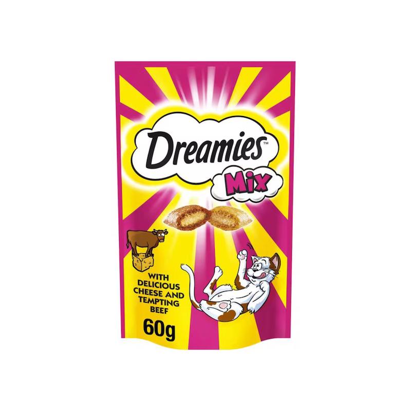 تشویقی گربه دریمیز با گوشت گاو و پنیر