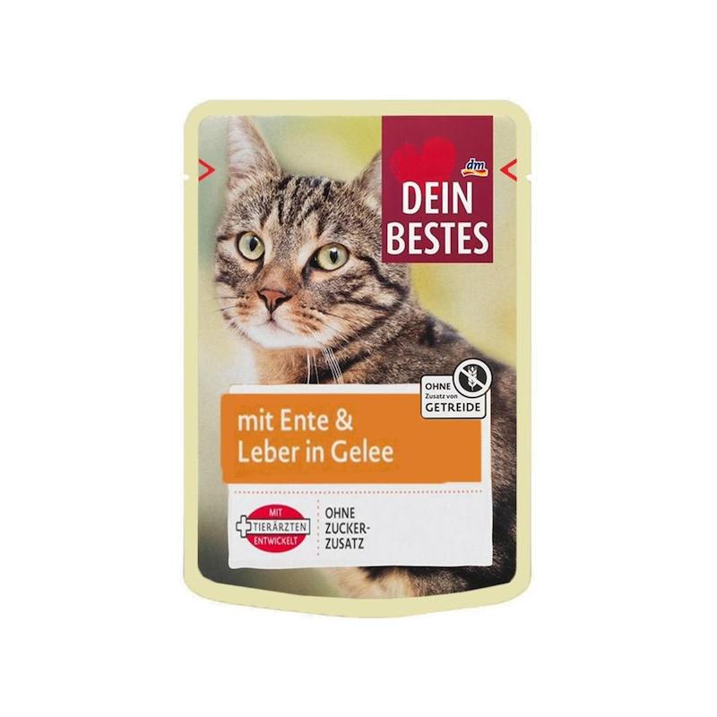  پوچ گربه دین بستس با طعم اردک و جگر وزن 100 گرم