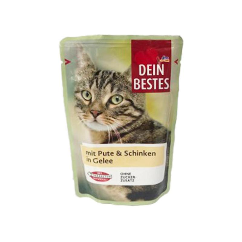 پوچ گربه دین بستس با طعم بوقلمون و بره وزن 100 گرمی