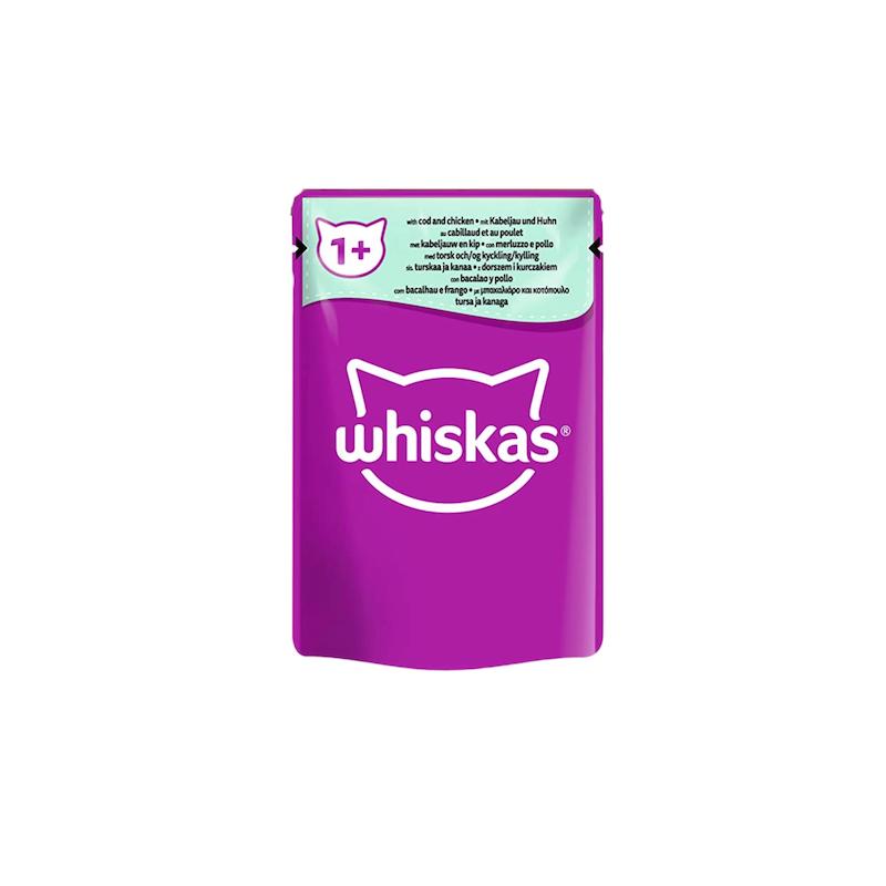 پوچ ویسکاس با طعم ماهی کاد 85 گرم