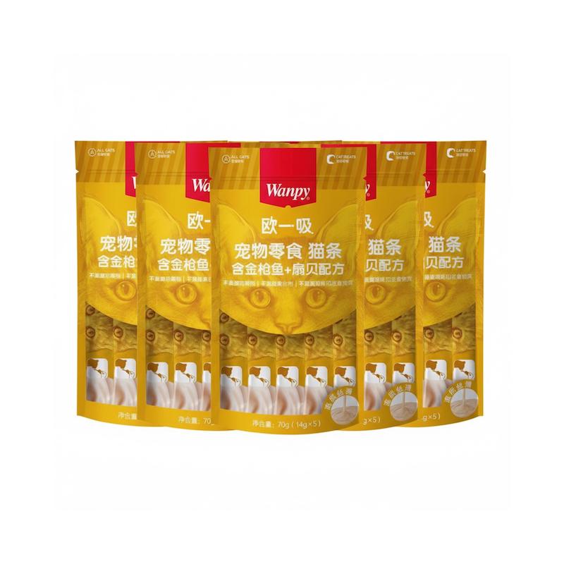 بستنی گربه ونپی – طعم ماهی تن و صدف " Tuna & Scallop " پک 5عددی