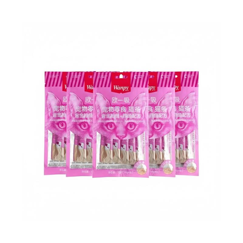 بستنی گربه ونپی – طعم ماهی تن و ماهی کاد " Tuna & Cod " پک 5عددی
