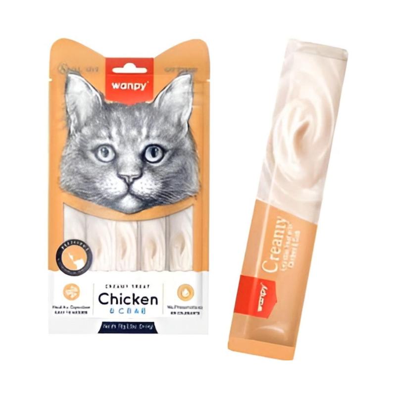 بستنی گربه ونپی با طعم مرغ و خرچنگ