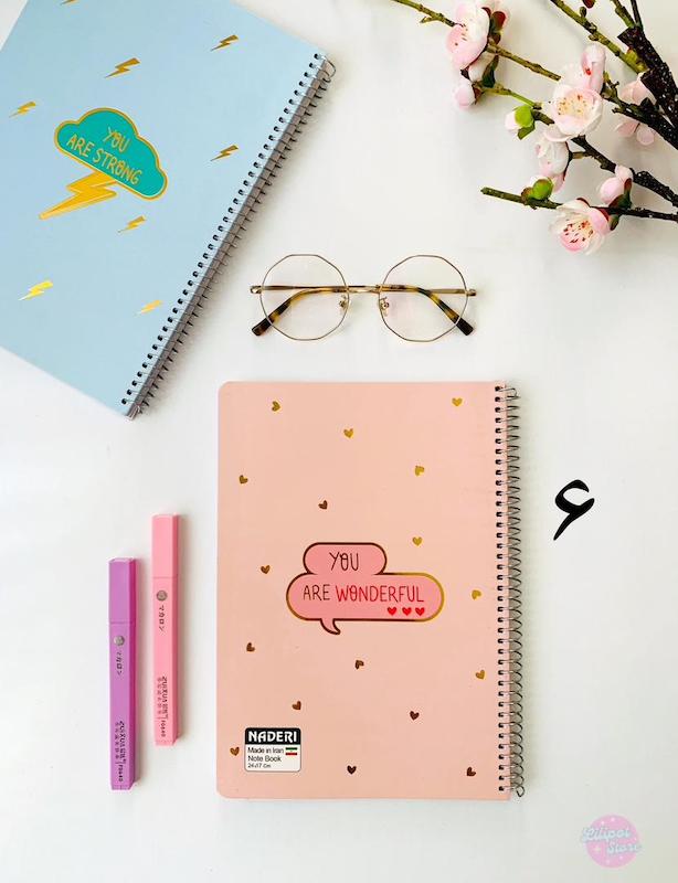 دفتر طلاکوب ۱۰۰ برگ