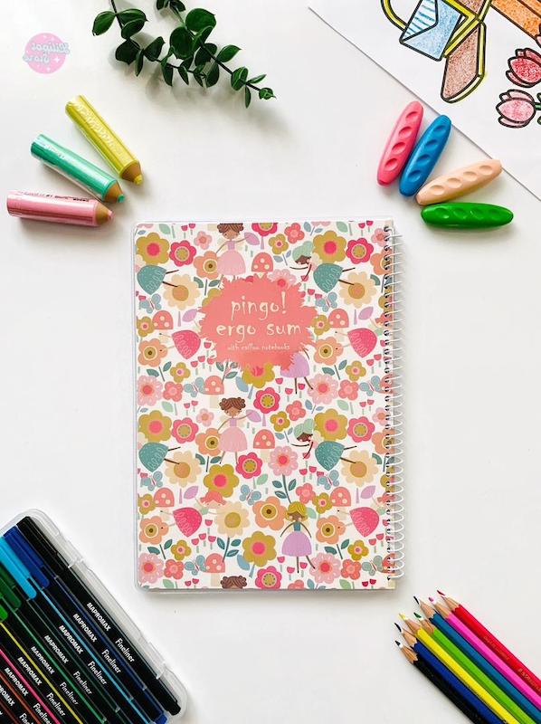 دفتر نقاشی ۶۰ برگ مجلد فانتزی