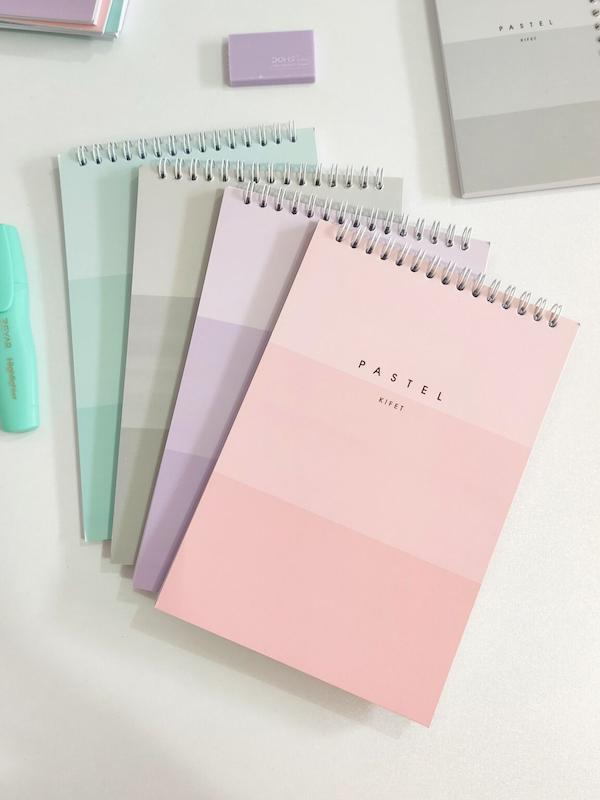 دفتر فنر از بالا پاستلی ۶۰ برگ