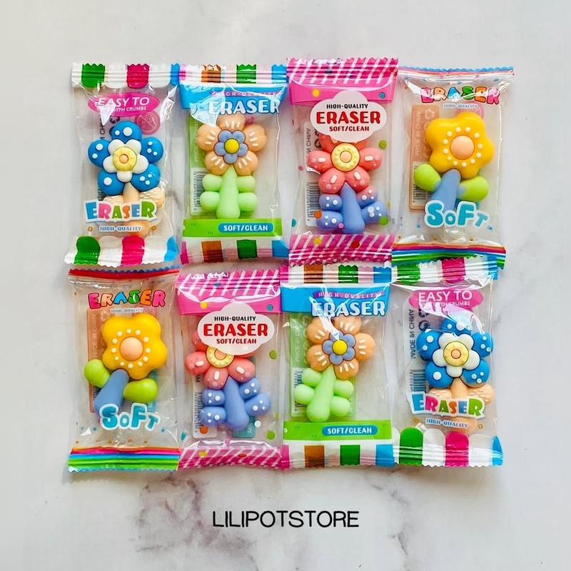 پاک کن سه بعدی طرح‌ گل