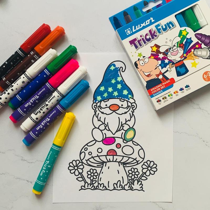 ماژیک شعبده بازی ( جادویی ) 12 رنگ لاکسر