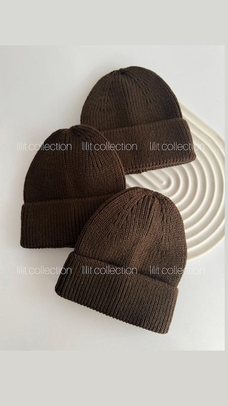 کلاه بافت شکلاتی | کد۵۷۵