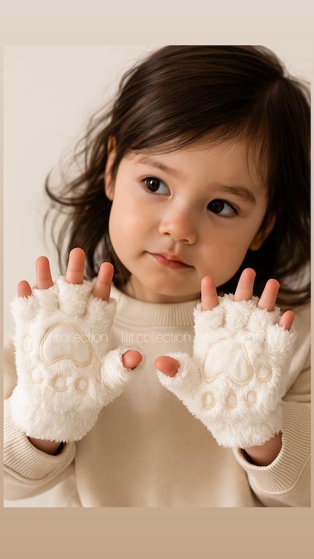 دستکش پنجه ای بچگانه | کد۵۹۴