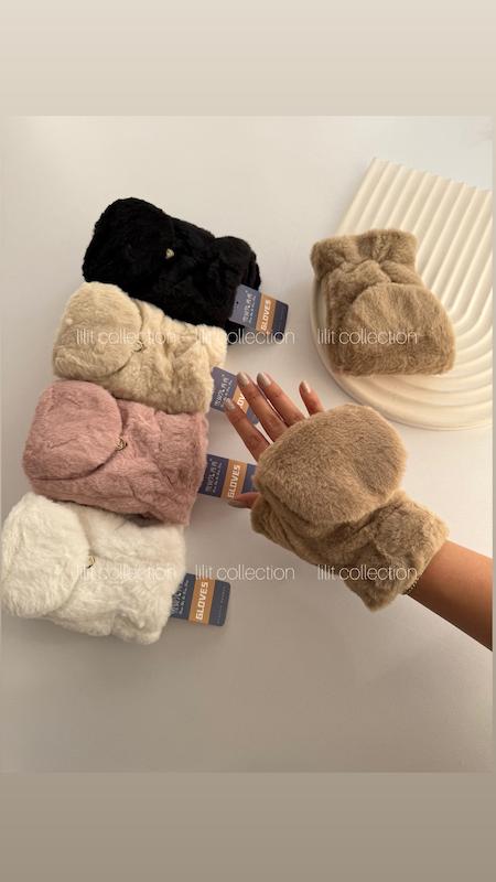 دستکش خز کلاهکدار | کد۵۹۸