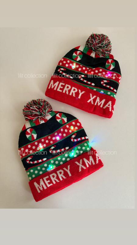 کلاه کریسمسی چراغدار | کد۶۲۴