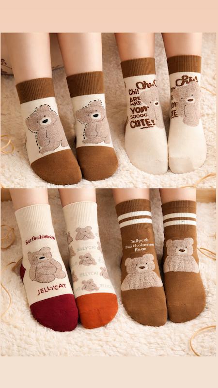 جوراب تدی نخ پنبه | کد۶۳۳