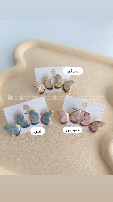 گوشواره پروانه | کد۶۸۸