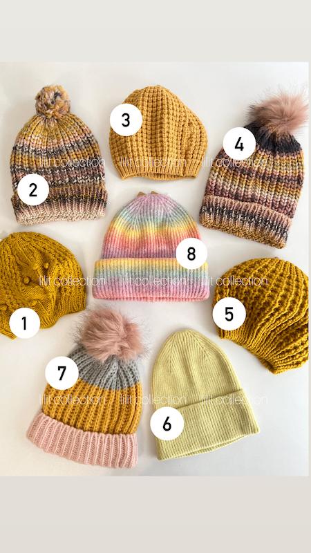 کلاه بافت میکس🌈 | کد۱۲۴