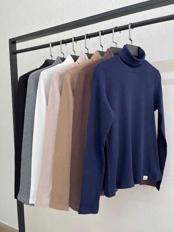 بلوز يقه اسكي كبريتي