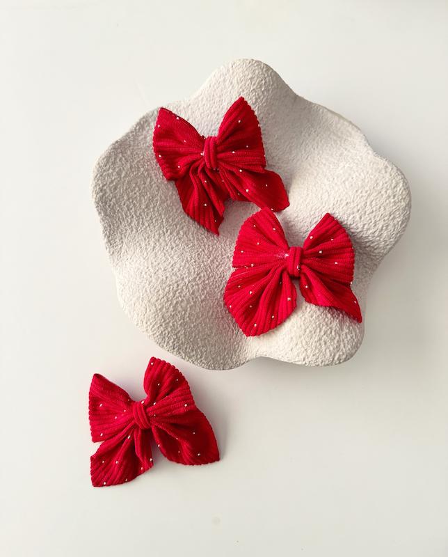 گیره پاپیون مخملی