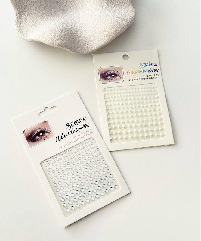 نگین و مروارید چسبی