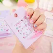 لنز ناخن،استیکر به همراه نگین چسبی