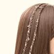 ریسه مو  ماه و ستاره