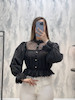 شومیز کلاسیک پینترستی گلدوزی شده