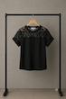 شومیز آستین کوتاه گیپور