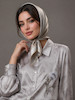 شومیز ساتن ابریشم ابروبادی با تزئیین گل‌ سه‌بعدی