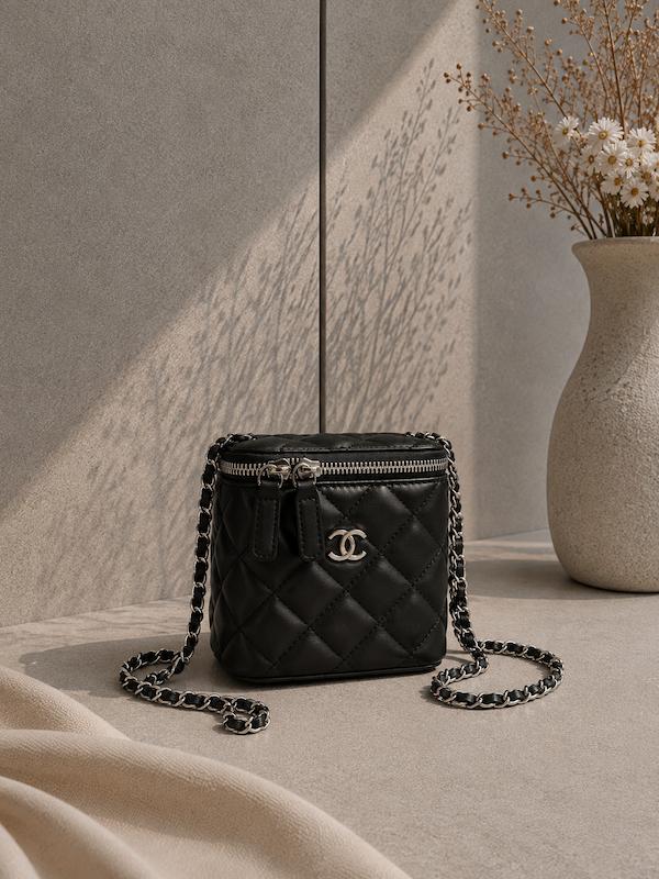 کیف فول‌پک شناسنامه‌دار برند شنل CHANEL صندوقی