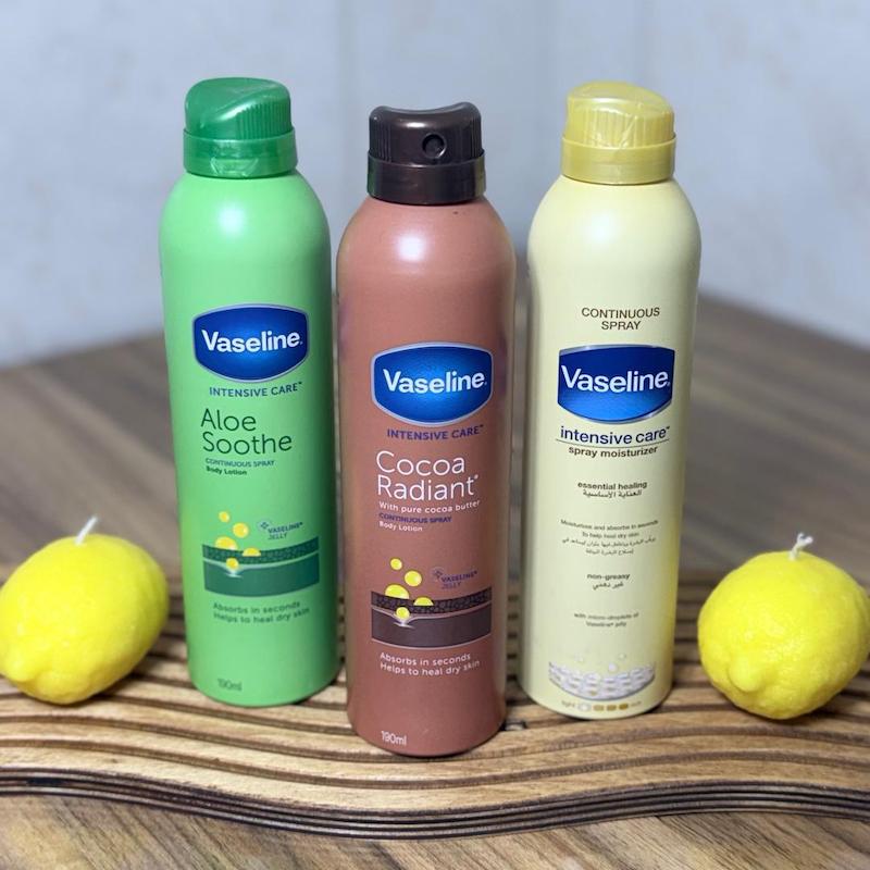 اسپری لوسیون بدن وازلین