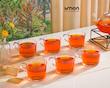 لیوان شیشه ای دسته دار 285 سی سی کد محصول : 2282