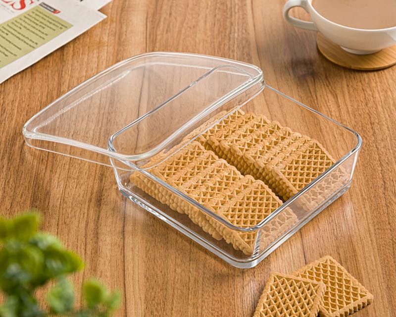 بیسکوییت خوری شیشه ای کد محصول : 2154