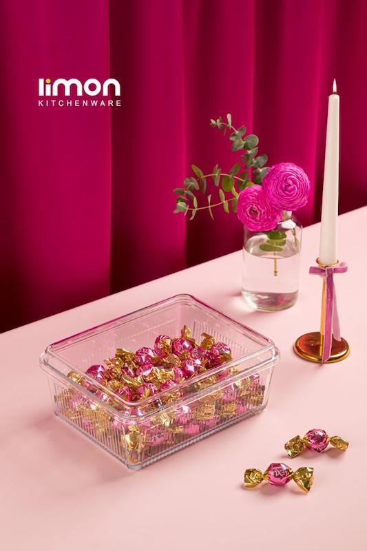 شکلات خوری شیشه ای بزرگ کد محصول : 2341