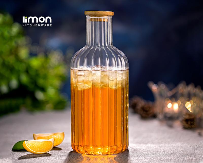 بطری 1.4 لیتر درب چوبی کد محصول : 2355