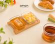 اردورخوری مستطیل پایه چوبی 2عددی کوچک کد محصول : 2246