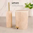 ست سطل و فرچه لیمون مدل 2380 طرح سنگ