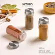 بانکه ادویه شیشه ای لیمون 100cc درب فلزی کد 238500