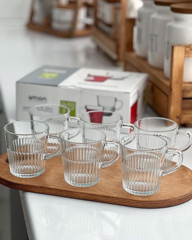 لیوان شیشه ای دسته دار 280 سی سی کد محصول : 2281