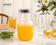پارچ شیشه ای 1.5 لیتر درب استیل کد محصول : 2376