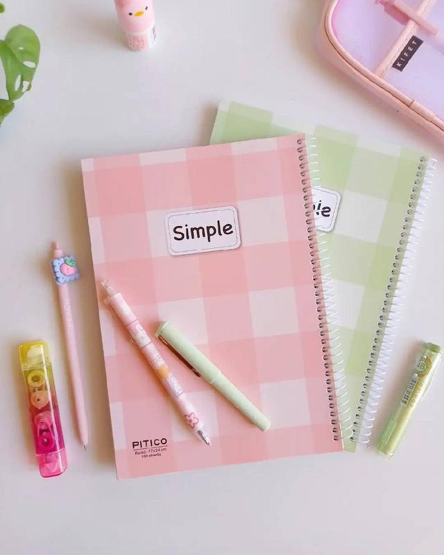دفتر 100 برگ Simple