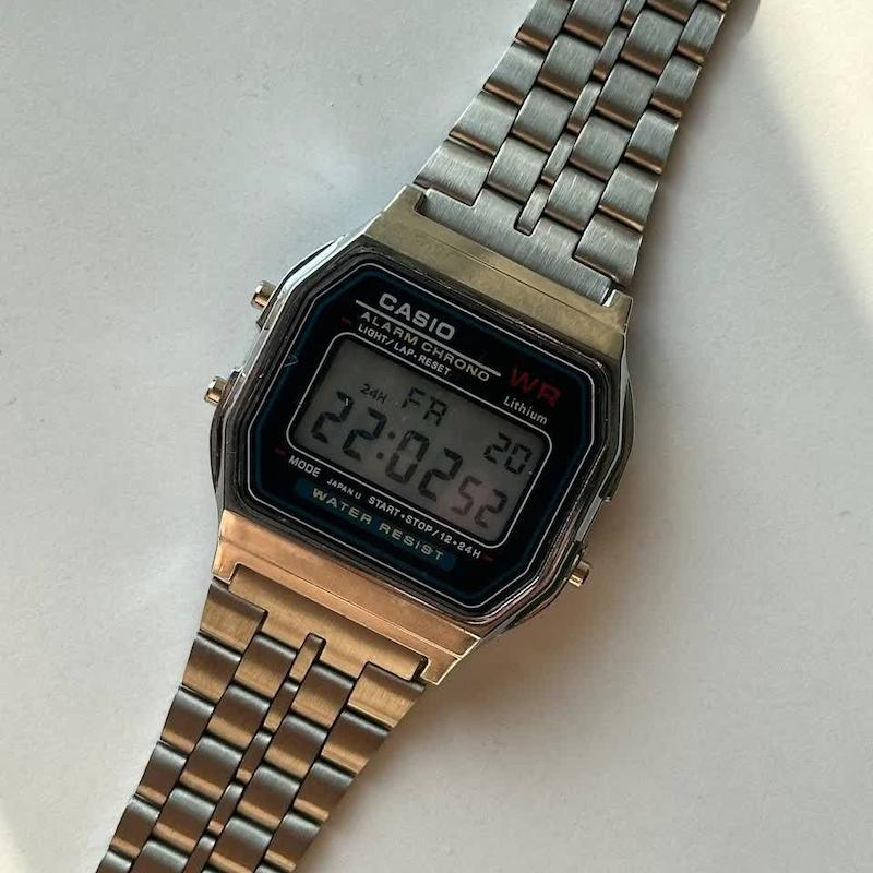 ساعت کاسیو  نقره ای (صفحه بزرگ)