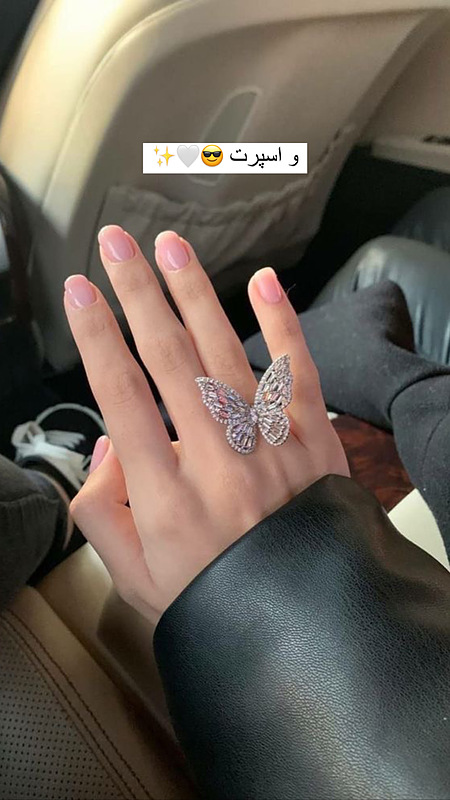 انگشتر پروانه 🦋✨