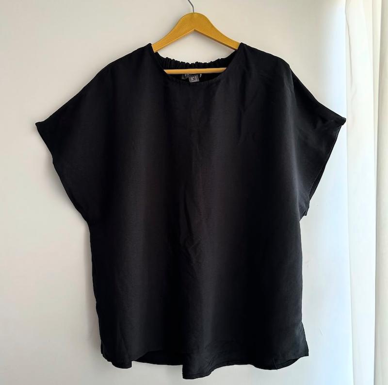 بلوز مشکی آستین کوتاه primark