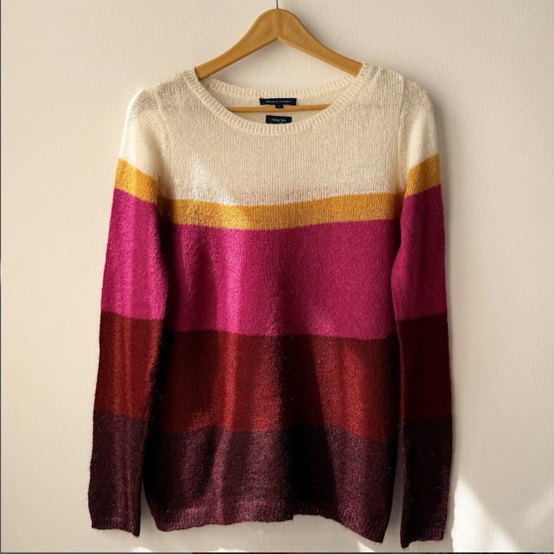 بافت راه راه زرشکی Tommy