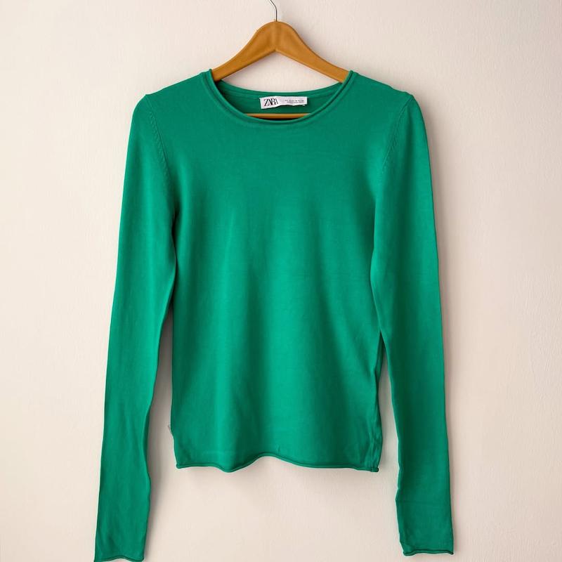 بافت سبز zara