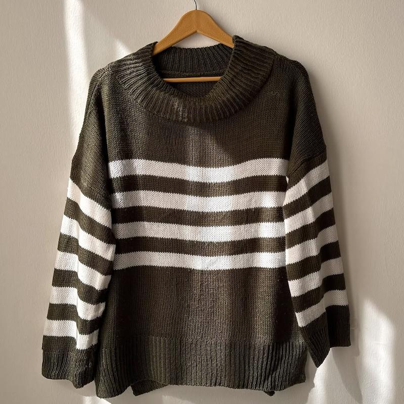 بافت راه راه سبز و سفید