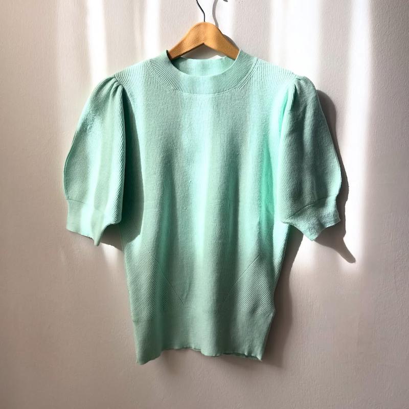 بافت سبز ساده m&s