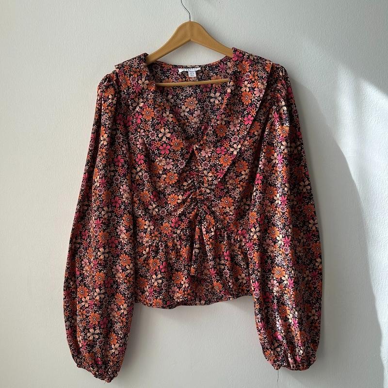 بلوز گلدار topshop 