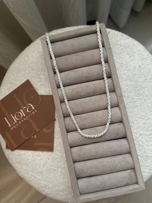 گردنبند خاویاری پهن