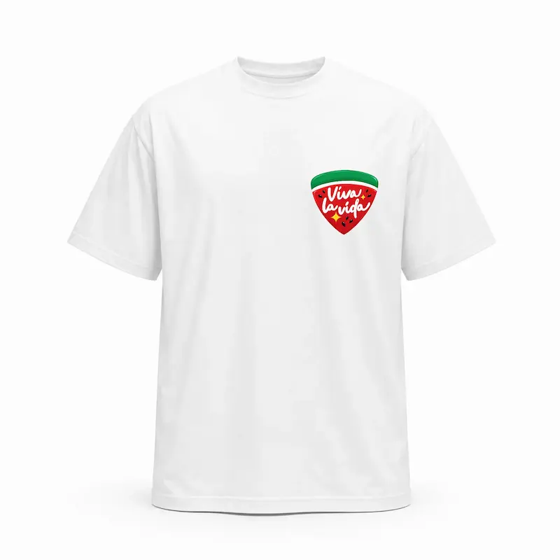 تیشرت طرح viva lavida (هندوانه چشمک زن)