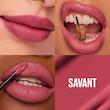 رژ لب میبلین مایع Super Stay Ink مات مدل SAVANT155 - ماندگاری 16 ساعته - ضد آب